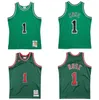 Derrick Rose Custom Basketball Jersey S-6XL Mitchell Ness Jersey 2008-09 Mesh Hardwoods Classics Retro Jerseys Men Women Youth 1