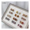 Nail Art Kits reliëf magneet display bord magnetische kleur houten stijl Japanse po props set