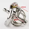 Cock Chastity Devices Cage With Urethral Catheter Spike Stainless Steel Super Small Male 1&Quot; Short Penis Lock Cock Ring Plug Sex Toy
