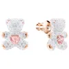 Stud Earrings Fashion Glamour Cute Teddy Pierced Elegant Women Luxury Jewelry To Send Girlfriends Romantic Birthday Gift