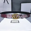 Mens Belt Belts for Women Designer Cintura Ceinture Echte lederen doos 3.8 cm Fashion Buckle 68JP12