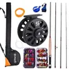 Set di canne da pesca a mosca sougayialng 2 7m 8 86ft 5 6 bobina a mosca e mosca con accessori per borse da pesca esca Box Combo347J1048894