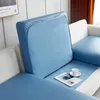 椅子カバーPU防水ソファークッションカバーエラスティックホームデコレーションソリッドカラープロテクターパーソナリティカウチスリップカバー1PCS