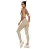 Ensembles actifs-vente Sports Fitness Tempérament Style À La Mode Serré BuLift Sueur Fil Vertical Sans Couture Yoga Pantalon Ensemble RY9094