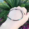 Braccialetti Charm Bracciale etnico Pusera Fashion Simple Black Beads Women's Bohe Bileklik Rope Chain Jewelry Miyuki