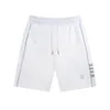 2023 Summer Men's Sports Shorts Fashion Casual Shorts Letter M￶nster Tryckt Bomullshorts M￤ns sportbyxor Jogging Pants White Blue Grey 3 F￤rger