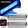 All Terrain Wheels Parts 2pcs 42led Boat Drain Light Transom Blue Underwater Pontoon Marine Lightatv ATV