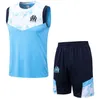 2023 2024 trainingspak met korte mouwen voor volwassenen MILIK PAYET Marseille survetement Trainingspak maillot 22 23 24 Olympique trainingstruien voor kinderen set man mouwloos vest