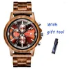 Wristwatches Wooden Quartz Watch Men Sport For Business Wood Watches Man Male Chronograph 2023Wristwatches WristwatchesWristwatches Bert22