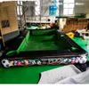 6x4m Playhouse Human Inflatable Snooker Football/Soccer Table Pool Portable Snookball Funny Indoor Outdoor Sport Games