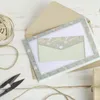 Zestaw papieru prezentowego list piśmienne pisanie koperty koperty koperty Kraft dostarcza notatnik