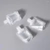 Garrafas de armazenamento portáteis Stand Up plástico recarregável maquiagem bolsa de embalagem transparente embalagem de marchas subpack o líquido