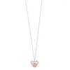 Pendant Necklaces Cute Necklace Strawberry Crystals Anime Mouse Cartoon Jewelry Wholesale Clavicle Chain 2023 Accessories For Women