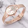 Orologi da polso Orologi da donna Bayan Kol Saati Fashion Orologio da donna in argento oro rosa per Saat Relogio Zegarek Damski Orologio regalo