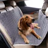 يغطي مقعد سيارة الكلاب غطاء سجادة أليفة بانزلاق الصف الخلفي غطاء سفر وسادة مقاومة للارتداء