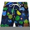 Pantalones cortos para hombres Pantalones cortos con estampado de flamencos de dibujos animados en 3D para la playa para hombres de verano Pantalones cortos sueltos casuales de cintura elástica Pantalones cortos de calle J230219