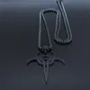 Anhänger Halskette Psyclon Neun Edelstahlkette für Frauen/Männer Schwarze Farbschmuckhalter de Acero Inoxida N1270S02 -Pendant