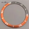 Kits de réparation de montres Outils Orange Gris Plat 38mm 31.5mm Fit SKX007 SKX009 Alliage Aluminium Lunette Insert Anneau CaseRepair Hele22