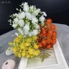 Dekorativa blommor kransar Sunmade Vivid 6 st/bunt Babysbreath Plastic Artificial Flowers Home Garden Decoration Flower Arrangement Supplies Fake Plants