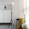 Zemin lambaları Postmodern Light Lüks Oturma Odası Lamba Nordic Tasarımcı Ins Rüzgar Net Kırmızı Model Kişilik Yatak Odası