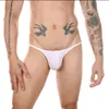 Slip hommes Sexy Mini slip blanc 3D U culotte convexe ceinture mince couleur unie sous-vêtement poche bombée Lingerie pour homme sans couture