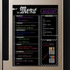 Whiteboards refrigeradores magnéticos Chalkboard Weekly Menu Mere Meal Planner Shopping List Board Memorando Frright 230217