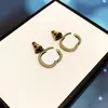 2023 Brands Designer Ear Studs Brincos J￳ias Classic Pearl Diamond Brincos de moda de luxuros Letters Earring Ear Studs para Woman 12 Styles 6