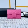 More than 2023 high-end designer wallet purse color fashion women high quality luxury caviar leather handbags wallet pocket inside groove wholesale price