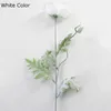 Decorative Flowers Wreaths 1Pc Artificial big Poppy Flowers branch for spring home Wedding Decoration long stem Fake Flowers flores fleurs artificielles T230217