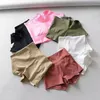 Women's Shorts 2023 Sexy Fitness Hip Pants Women Tight Stretch Summer Sports High Waist Female Wild For 6 Colors