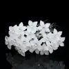 헤어 클립 바렛 20pcs Crystal Rhinestone Flower Pin 여성 결혼식 신부 머리 장식 꽃 모양 액세서리 패션 쥬얼리 헤어