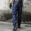 Pantaloni da uomo Jeans da trekking all'aperto Uomo Cargo urbano Casual Allenamento tattico militare Maschile Pantaloni multitasche slim elasticizzatiBoun22 da uomo