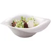 Bowls Ins Special Shaped Nordic White Ceramic Salad Bowl Snack Dessert Creative Cold Dish Soup French Cooking