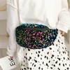 Waist Bags Women Bag Bling Laser Sequins Fanny Pack Lady Adjustable Strap Bum Belt Shoulder Pouch Purse #40