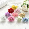 Decorative Flowers Wreaths 6Pcs Artificial Flowers Rose Mini Bouquet Wedding Bridal Clearance Christmas Decoration Wreath Vase for Home Garden Scrapbooking