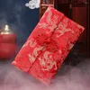 Geschenkwikkeling 2 pc's Jaar Rode Pocket Bags Hong Bao Spring Festival Wedding Envelops Envelop Persoonlijkheid Geld Zakje