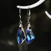 Stud Earrings Brand #3256 AB Color Murano High Quality K9 Glass Crystal Axe Charm Pendant Geometrical Faceted Beads Jewelry