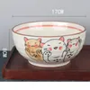 Kommen fanity Japanse onderglazuur handgeschilderde 7-inch keramisch huishouden ramen bowl soep commercieel restaurant noedel groot i