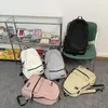 Backpack Korean Girls Boys Solid Color Bag School Student Student BookBag Kobieta Męska moda Back Pack Kobiety Podróżuj.