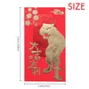 Emballage cadeau PPYY-60 PCS Enveloppes Rouges Chinoises 2023 Année Du Tigre 6 Modèles Différents Paquets D'argent Chanceux