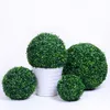 Dekorative Blumenkränze, grüne Graskugel, künstliche Pflanze, Milan-Grasball, Kunststoff-Buchsbaumball, Eukalyptusball, Hochzeitsfeier, Outdoor-Dekoration, Bonsai