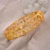 Bangle 1pcs/лот 24k Эфиопский золото для женщин свадебные невесты браслеты цвета