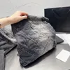 حقائب المساء الأكياس المسائية CC Bag Denim حقيبة تحمل على الظهر سفر امرأة حبال الجسم أغلى حقيبة يد مع سلسلة فضية لوكوريس حقائب اليد