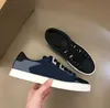 Sneakers di lusso in gomma a base biologica sneakers plaid stampato da uomo stampato plaid in pelle di vitello scarpe di tela cotone gabardine B scarpe piatte scarpe casual sneakers