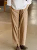 Pantalon femme Capris Johnature femmes décontracté rayé couleur unie coton taille élastique pantalon 2023 été poches ceinture longue