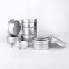 Garrafas de armazenamento 5-30pcs 200ml Recipiente de cosméticos Lip Blam Organizador de maquiagem Vazio Recarregável Jarra de vela de alumínio Metal Tea Can Gift Box