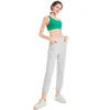 LL Vêtements de Yoga Nouveaux Femmes Loisirs Course Bundle Bouche élastique Pantalon à séchage Rapide Fitness Sport Formation Yoga vêtements Pantalon