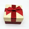 Jewelry Pouches 20Pcs / Lot High Quality 7.5 7.5cm Ring Pendant Bow Tie Box Gift 5 Colors Wholesale B-073