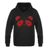 Felpe con cappuccio da uomo Cute Panda Men 2023 Pullover Felpe con cappuccio in pile