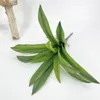 Decoratieve bloemen grote kunstmatige planten takken tropische cymbidium bladeren pu luchtplant echte aanraak agave voor thuisbureau bruiloft bloemendecor